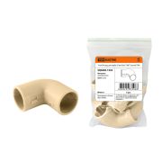 Угол 90 соед. для трубы 25 мм (5шт) «ЭКО» (сосна) TDM