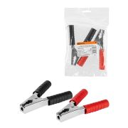 Зажим «крокодил» ЗК 250А 150мм в изоляции красный/черный  (1шт+1шт) TDM