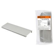 Заглушка 12 модулей DIN серая (RAL 7035) TDM