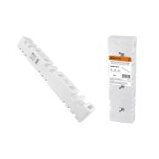 Изолятор шинный плоский ИШП 3П для шин 5 и 10 мм, длина 270 мм, межшинное расстояние 100 мм TDM