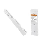 Изолятор шинный плоский ИШП 3П для шин 5 и 10 мм, длина 370 мм, межшинное растояние 125 мм TDM