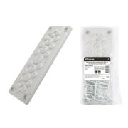 Кабельный ввод мембранный КВМ-25, ТЭП, RAL7035, IP66, 25 вводов TDM