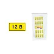 Символ «12В» 20х40мм TDM