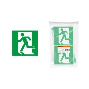 Знак «Выход здесь» (левосторонний) 150х150мм TDM