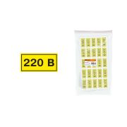 Символ «220В» 20х40мм TDM