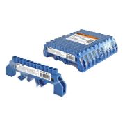 Шина «N» нулевая в изоляторе на DIN-рейку 8x12мм 12 групп инд. стикер TDM