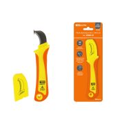 Нож монтерский с пяткой, диэлектрический, НМИ-01 «ЭкспертЭлектрик» TDM