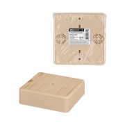 Коробка распаячная КР 100х100х29 ОП сосна IP40, инд. штрихкод TDM