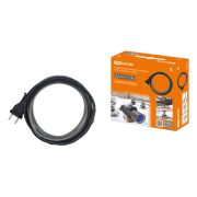 Нагревательный саморегулирующийся кабель «Стоплёд» НСК4-Н с вилкой, на трубу (4м/64Вт) TDM