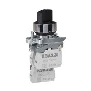 KEAZ Переключатель КПЕ1121РС-черный-2но+1нз-ручка-фикс-2поз-IP40-КЭАЗ