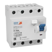 KEAZ ВДТ без защиты от сверхтоков OptiDin DM63-4140-AС-УХЛ4 (4P, 40, 10mA)