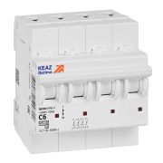 KEAZ Выключатель автоматический модульный OptiDin BM63-4C6-4,5-УХЛ3