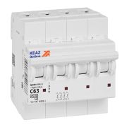 KEAZ Выключатель автоматический модульный OptiDin BM63-4C63-4,5-УХЛ3