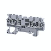 KEAZ Клемма с четырьмя контактами пружинная OptiClip СX-2,5-QUATTRO-(0,2-4)-I-серый