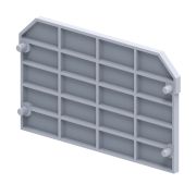 KEAZ Крышка концевая для клеммы проходной OptiClip EPCMC2-2-QUATTRO-серый