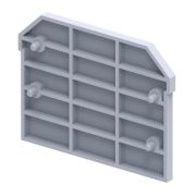 KEAZ Крышка концевая для клеммы проходной OptiClip EPCMC1-2-TRIPLET-серый