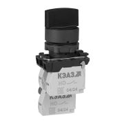KEAZ Переключатель КПЕ1610Р-черный-1но+0нз-ручка-фикс-2поз-IP65-КЭАЗ