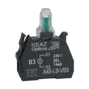 KEAZ Световой блок OptiSignal D22 A45-LB-VB3 зеленый 24VACDC ZBVB3
