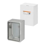 Бокс пластиковый ЩМП-0-4, прозр. крышка, ABS, IP65, от -45 до +75 °С, навесной, (400x300x210) TDM