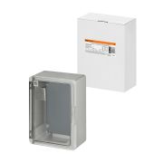 Бокс пластиковый ЩМП-0-2, прозр. крышка, ABS, IP65, от -45 до +75 °С, навесной, (330x250x140) TDM