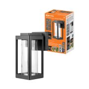 Светильник садово-парковый 26010, 60 Вт, вниз, алюм, прозрачн/ черный, Е27, TDM