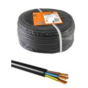 Провод ПВС 5х2,5 ГОСТ (разномер), черный TDM