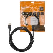 Кабель «АВК 4» HDMI - HDMI, v2.0, позолоченные контакты, с ферритами, 3 метра, TDM