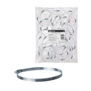 Хомут червячный, d 140-160 мм, оцинк  (упак. 100 шт) TDM