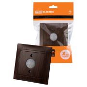 Выключатель с датчиком движения 1А  венге «Лама» TDM