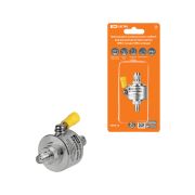 Грозозащита коаксиального кабеля для ВЧ систем, SMA-гнездо/SMA-штекер 50 Ом DC-6 ГГц 200Вт, с заземляющим наконечником, IP67, TDM