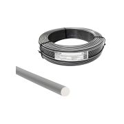 Проволока стальная горячеоцинкованная Ø8 мм (бухта 125 м) TDM