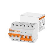 Автоматический выключатель с механической блокировкой (байпас) ВА47-29Б 3Р+3Р 40А 4,5кА х-ка C TDM