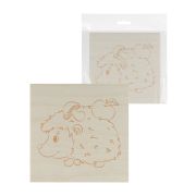 Набор досок для выжигания «Животные», 150х150 мм, 5 шт., пакет, TDM