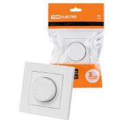 Светорегулятор 300 Вт белый «Сенеж» TDM