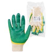 Перчатки х/б с двойным латексным покрытием «ЛАЙТ», трикотажные, 13, 1 пара, TDM