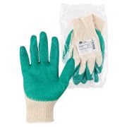 Перчатки х/б с одинарным латексным покрытием «ЛАЙТ», трикотажные, 13, 1 пара, TDM