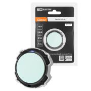 Выключатель 1-кл. 16А 250В проходной кнопочный механизм фисташковый, «Байкал» TDM