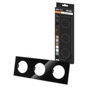 Рамка тройная агат, стекло, «Байкал» TDM