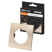 Рамка одиночная шампань, алюминий, текстурированный, «Байкал» TDM