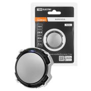 Выключатель 1-кл. 16А 250В проходной кнопочный механизм платина, «Байкал» TDM