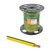 Провод ПуВнг(А)-LS 1х2,5 ГОСТ на катушке (500м), желто-зеленый TDM
