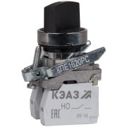 KEAZ Переключатель КПЕ1510РС-черный-1но+0нз-ручка-фикс-2поз-IP54-КЭАЗ