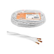 Ретро провод «Эко» 3х1,5 витой ГОСТ белый (10м) TDM