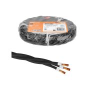 Ретро провод «Эко» 3х2,5 витой ГОСТ черный (10м) TDM