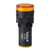 KEAZ Лампа AD16DS(LED) матрица D16мм желтый 230В AC-КЭАЗ