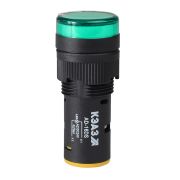 KEAZ Лампа AD16DS(LED) матрица D16мм зеленый 110В AC/DC-КЭАЗ