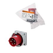 Вилка скрытой установки IP67 63А 3Р+РЕ+N 380В TDM