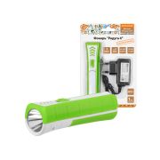 Фонарь «Радуга 4»  аккум., 1 Вт SMD + 5 SMD, 28 лм, Li-Ion 2,8 А*ч, 230 В, зеленый, Народная