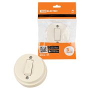 Выключатель 1-кл. открытой установки IP20 10А сл. кость «Ретро» TDM