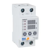 KEAZ Реле напряжения OptiRel D PVС-80 с ЖК-дисплеем и контролем тока 80 А